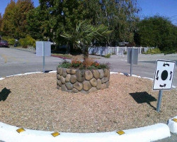 Fairmount Roundabout Finished Sept 26, 2009