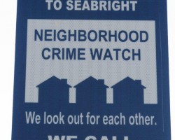 Seabright Neighborhood Watch Signs
