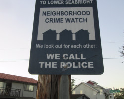 Lower Seabright Crime Watch